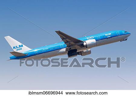 A KLM Asia Boeing 777-200ER aircraft with registration number PH-BQH at Hong Kong Airport (HKG), Hong Kong, China, Asia View Large Photo Image Picture - A KLM Asia Boeing 777-200ER aircraft with registration number PH-BQH at Hong Kong Airport (HKG), Hong Kong, China, Asia. Fotosearch