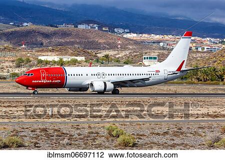 A Norwegian Boeing 737-800 aircraft with registration LN-NGN at Tenerife South Airport (TFS), Tenerife, Spain, Europe View Large Photo Image Stock Image - A Norwegian Boeing 737-800 aircraft with registration LN-NGN at Tenerife South Airport (TFS), Tenerife, Spain, Europe. Fotosearch