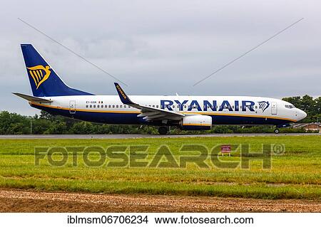 Picture - A Ryanair Boeing 737-800 aircraft with registration EI-GSK at London Southend Airport, United Kingdom, Europe. Fotosearch