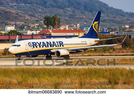 A Ryanair Boeing 737-800 with registration EI-ENG at Rhodes Airport (RHO), Rhodes, Greece, Europe View Large Photo Image Stock Image - A Ryanair Boeing 737-800 with registration EI-ENG at Rhodes Airport (RHO), Rhodes, Greece, Europe. Fotosearch