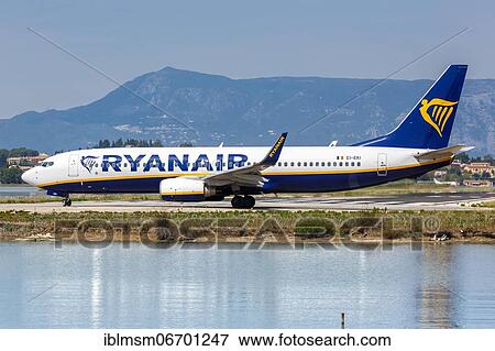A Ryanair Boeing 737-800 with registration EI-EKI at Corfu Airport (CFU), Corfu, Greece, Europe View Large Photo Image Stock Photo - A Ryanair Boeing 737-800 with registration EI-EKI at Corfu Airport (CFU), Corfu, Greece, Europe. Fotosearch
