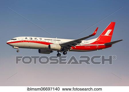 A Shanghai Airlines Boeing 737-800 with registration number B-5523 at Shanghai Hongqiao Airport (SHA), Shanghai, China, Asia View Large Photo Image Stock Image - A Shanghai Airlines Boeing 737-800 with registration number B-5523 at Shanghai Hongqiao Airport (SHA), Shanghai, China, Asia. Fotosearch
