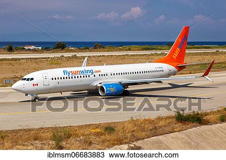 A Sunwing Boeing 737-800 with registration C-FWGH at Rhodes Airport (RHO), Rhodes, Greece, Europe View Large Photo Image Stock Image - A Sunwing Boeing 737-800 with registration C-FWGH at Rhodes Airport (RHO), Rhodes, Greece, Europe. Fotosearch