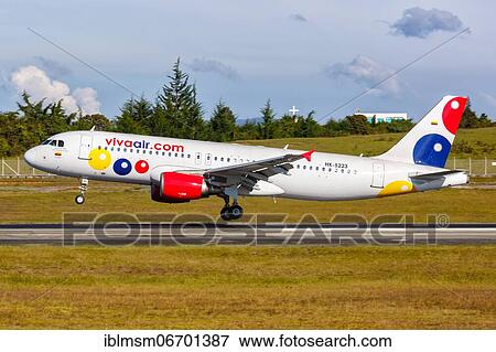 A Vivaair Airbus A320 aircraft with registration HK-5223 at Medellin Rio Airport (MDE), Medellin, Colombia, South America View Large Photo Image Stock Photo - A Vivaair Airbus A320 aircraft with registration HK-5223 at Medellin Rio Airport (MDE), Medellin, Colombia, South America. Fotosearch