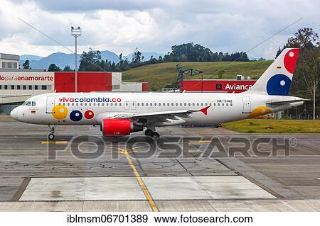 A Vivaair Airbus A320 aircraft with registration HK-5142 at Medellin Rio Airport (MDE), Medellin, Colombia, South America View Large Photo Image Stock Photo - A Vivaair Airbus A320 aircraft with registration HK-5142 at Medellin Rio Airport (MDE), Medellin, Colombia, South America. Fotosearch