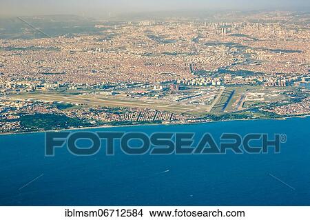Aerial view Istanbul Airport, Turkey, Asia View Large Photo Image Picture - Aerial view Istanbul Airport, Turkey, Asia. Fotosearch
