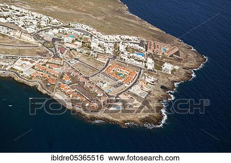 Aerial view of El Poris de Abona, Tenerife, Spain, Europe View Large Photo Image Stock Photograph - Aerial view of El Poris de Abona, Tenerife, Spain, Europe. Fotosearch