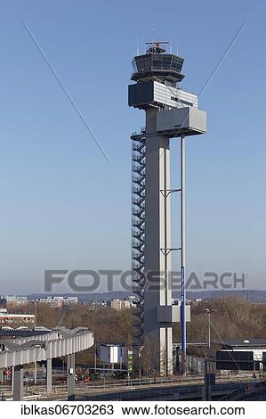 Air traffic control tower, Düsseldorf Airport, North Rhine-Westphalia, Germany, Europe View Large Photo Image Stock Image - Air traffic control tower, Düsseldorf Airport, North Rhine-Westphalia, Germany, Europe. Fotosearch