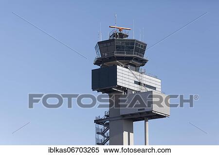 Air Traffic Control Tower, Düsseldorf Airport, Düsseldorf, North Rhine-Westphalia, Germany, Europe View Large Photo Image Stock Photography - Air Traffic Control Tower, Düsseldorf Airport, Düsseldorf, North Rhine-Westphalia, Germany, Europe. Fotosearch