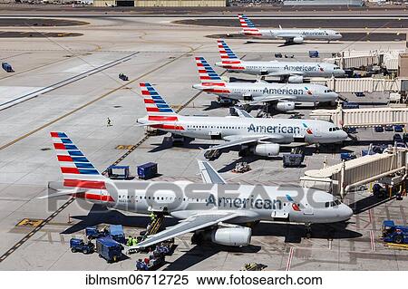 Airbus A320 aircraft of American Airlines at Phoenix airport, USA, North America View Large Photo Image Stock Photography - Airbus A320 aircraft of American Airlines at Phoenix airport, USA, North America. Fotosearch