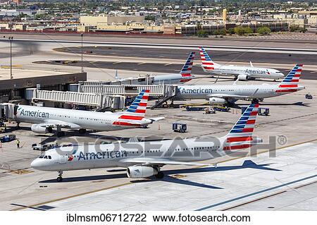 Airbus A321 aircraft of American Airlines at Phoenix airport, USA, North America View Large Photo Image Stock Image - Airbus A321 aircraft of American Airlines at Phoenix airport, USA, North America. Fotosearch