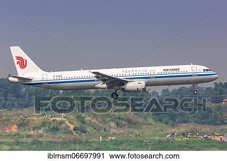 An Air China Airbus A321 aircraft with registration number B-6848 at Chengdu Airport (CTU), Chengdu, China, Asia View Large Photo Image Stock Image - An Air China Airbus A321 aircraft with registration number B-6848 at Chengdu Airport (CTU), Chengdu, China, Asia. Fotosearch
