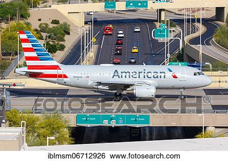 An Airbus A319 aircraft of American Airlines with the registration N766US at Phoenix Airport, USA, North America View Large Photo Image Stock Photograph - An Airbus A319 aircraft of American Airlines with the registration N766US at Phoenix Airport, USA, North America. Fotosearch