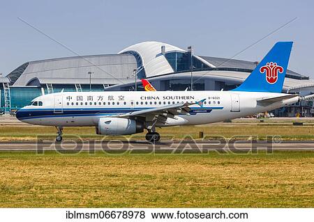 An Airbus A319 aircraft of China Southern Airlines with registration number B-6021 at Guangzhou airport, China, Asia View Large Photo Image Stock Photo - An Airbus A319 aircraft of China Southern Airlines with registration number B-6021 at Guangzhou airport, China, Asia. Fotosearch
