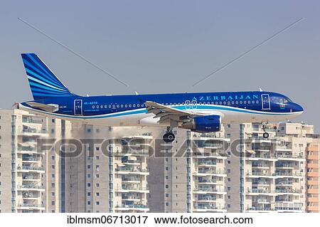 An Airbus A320 aircraft of Azerbaijan Airlines with registration number 4K-AZ79 lands at Tel Aviv Airport, Israel, Asia View Large Photo Image Stock Photo - An Airbus A320 aircraft of Azerbaijan Airlines with registration number 4K-AZ79 lands at Tel Aviv Airport, Israel, Asia. Fotosearch