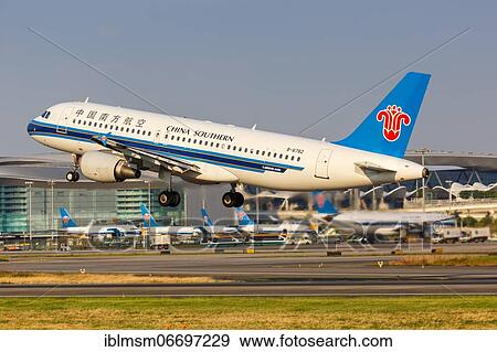 An Airbus A320 aircraft of China Southern Airlines with registration number B-6782 at Guangzhou Baiyun Airport (CAN), Guangzhou, China, Asia View Large Photo Image Stock Photo - An Airbus A320 aircraft of China Southern Airlines with registration number B-6782 at Guangzhou Baiyun Airport (CAN), Guangzhou, China, Asia. Fotosearch