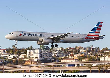 An Airbus A321 aircraft of American Airlines with the registration N926UW lands at San Diego airport, USA, North America View Large Photo Image Stock Image - An Airbus A321 aircraft of American Airlines with the registration N926UW lands at San Diego airport, USA, North America. Fotosearch