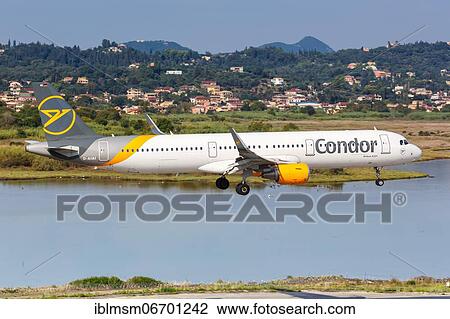 An Airbus A321 aircraft of Condor with registration number D-AIAI at Corfu Airport (CFU), Corfu, Greece, Europe View Large Photo Image Stock Image - An Airbus A321 aircraft of Condor with registration number D-AIAI at Corfu Airport (CFU), Corfu, Greece, Europe. Fotosearch