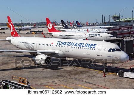 An Airbus A321 aircraft of Turkish Airlines with registration TC-JRR at Istanbul airport, Turkey, Asia View Large Photo Image Stock Image - An Airbus A321 aircraft of Turkish Airlines with registration TC-JRR at Istanbul airport, Turkey, Asia. Fotosearch