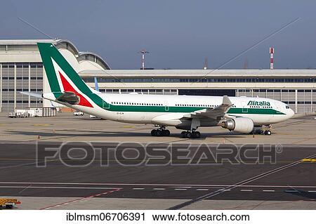 An Alitalia Airbus A330-200 with registration number EI-EJN at Malpensa airport in Milan, Italy, Europe View Large Photo Image Stock Image - An Alitalia Airbus A330-200 with registration number EI-EJN at Malpensa airport in Milan, Italy, Europe. Fotosearch
