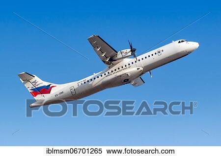 An ATR 72-500 aircraft of Sky Express with registration SX-ONE at Athens Airport (ATH), Athens, Greece, Europe View Large Photo Image Stock Photography - An ATR 72-500 aircraft of Sky Express with registration SX-ONE at Athens Airport (ATH), Athens, Greece, Europe. Fotosearch