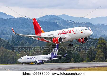 An Avianca Airbus A319 aircraft with registration N753AV at Medellin Rio Airport (MDE), Medellin, Colombia, South America View Large Photo Image Stock Image - An Avianca Airbus A319 aircraft with registration N753AV at Medellin Rio Airport (MDE), Medellin, Colombia, South America. Fotosearch