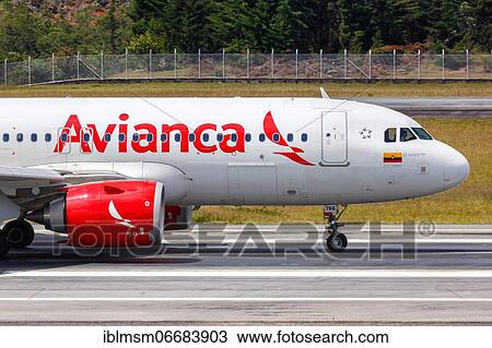An Avianca Airbus A320neo aircraft with registration N766AV at Medellin Rio Airport (MDE), Medellin, Colombia, South America View Large Photo Image Stock Image - An Avianca Airbus A320neo aircraft with registration N766AV at Medellin Rio Airport (MDE), Medellin, Colombia, South America. Fotosearch