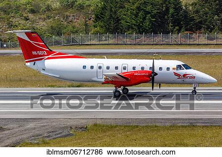 An Embraer EMB-120RT Brasilia aircraft of Sarpa with registration HK-5013 at Medellin Rio Airport, Colombia, South America View Large Photo Image Stock Photograph - An Embraer EMB-120RT Brasilia aircraft of Sarpa with registration HK-5013 at Medellin Rio Airport, Colombia, South America. Fotosearch
