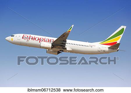 An Ethiopian Airlines Boeing 737-800 aircraft with registration number ET-AQP takes off from Tel Aviv Airport, Israel, Asia View Large Photo Image Stock Photo - An Ethiopian Airlines Boeing 737-800 aircraft with registration number ET-AQP takes off from Tel Aviv Airport, Israel, Asia. Fotosearch