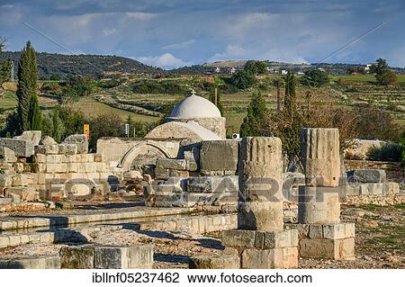 Aphrodite sanctuary, Katholiki church, Old Paphos excavation site, Kouklia, Cyprus, Europe View Large Photo Image Stock Image - Aphrodite sanctuary, Katholiki church, Old Paphos excavation site, Kouklia, Cyprus, Europe. Fotosearch