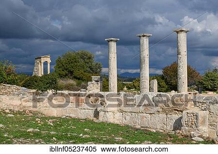 Apollo sanctuary, excavation site, Kourion, Cyprus, Europe View Large Photo Image Stock Photography - Apollo sanctuary, excavation site, Kourion, Cyprus, Europe. Fotosearch