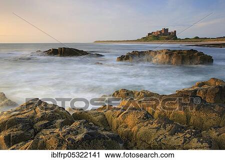 Stock Image - Bamburgh Castle, Great Britain. Fotosearch