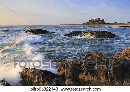 Stock Image - Bamburgh Castle, Great Britain. Fotosearch
