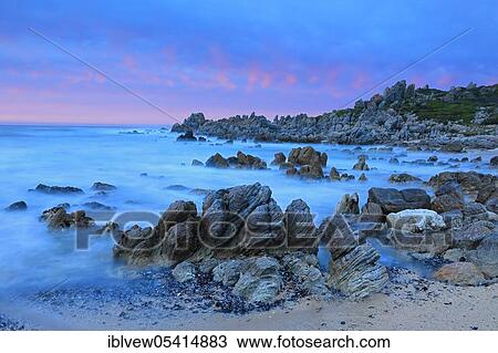 Stock Image - Beach, Kleinmond, Western Cape, South Africa, Africa. Fotosearch