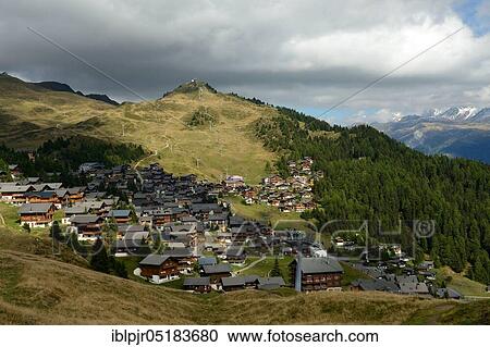 Bettmeralp village, Goms, Valais, Switzerland, Europe View Large Photo Image Stock Image - Bettmeralp village, Goms, Valais, Switzerland, Europe. Fotosearch