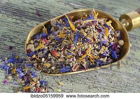 Blossom pepper, pimento, cardamom, sea salt, marigold blossoms, cornflower, rose petals View Large Photo Image Stock Photo - Blossom pepper, pimento, cardamom, sea salt, marigold blossoms, cornflower, rose petals. Fotosearch