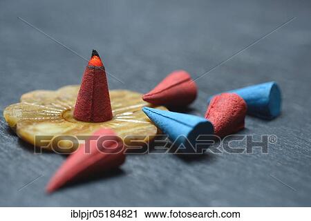 Burning incense cone, various incense cones, incense candle View Large Photo Image Stock Image - Burning incense cone, various incense cones, incense candle. Fotosearch