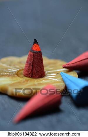 Burning incense cone, various incense cones, incense candle View Large Photo Image Stock Image - Burning incense cone, various incense cones, incense candle. Fotosearch