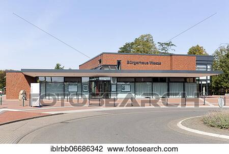 Bürgerhaus Weeze, multifunctional cultural and event centre, Weeze, Lower Rhine, North Rhine-Westphalia, Germany, Europe View Large Photo Image Stock Image - Bürgerhaus Weeze, multifunctional cultural and event centre, Weeze, Lower Rhine, North Rhine-Westphalia, Germany, Europe. Fotosearch