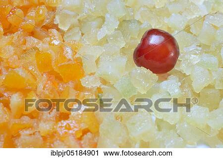Candied fruit, candied orange, candied lemon, candied fruit cubes and candied cherry View Large Photo Image Stock Image - Candied fruit, candied orange, candied lemon, candied fruit cubes and candied cherry. Fotosearch