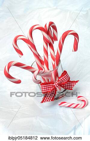 Candy canes in glass, red-white View Large Photo Image Stock Image - Candy canes in glass, red-white. Fotosearch