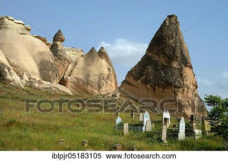 Cemetery near Cavusin, Anatolia, Central Anatolia, Cappadocia, Turkey, Asia View Large Photo Image Stock Photography - Cemetery near Cavusin, Anatolia, Central Anatolia, Cappadocia, Turkey, Asia. Fotosearch