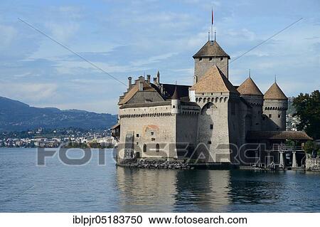 Chateau de Chillon, Lake Geneva, Montreux, Switzerland, Europe View Large Photo Image Stock Image - Chateau de Chillon, Lake Geneva, Montreux, Switzerland, Europe. Fotosearch