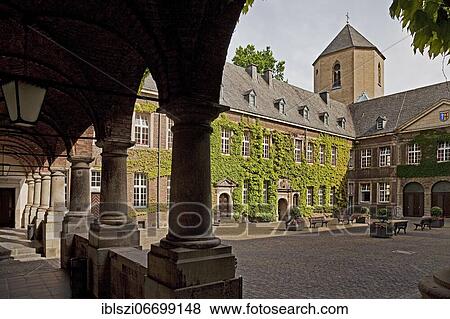 City Hall Abbey, Mönchengladbach, Lower Rhine, North Rhine-Westphalia, Germany, Europe View Large Photo Image Stock Photo - City Hall Abbey, Mönchengladbach, Lower Rhine, North Rhine-Westphalia, Germany, Europe. Fotosearch
