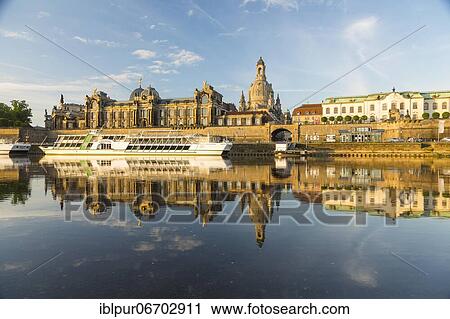 City view with Brühlscher Terrasse, Academy of Arts, Church of Our Lady and Sekundogenitur, Elbe, Dresden, Saxony, Germany, Europe View Large Photo Image Stock Image - City view with Brühlscher Terrasse, Academy of Arts, Church of Our Lady and Sekundogenitur, Elbe, Dresden, Saxony, Germany, Europe. Fotosearch