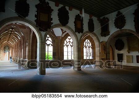 Cloister, Basel Cathedral, Basel, Canton of Basel City, Switzerland, Europe View Large Photo Image Picture - Cloister, Basel Cathedral, Basel, Canton of Basel City, Switzerland, Europe. Fotosearch