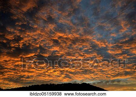 Clouds, fleecy clouds (altocumulus) View Large Photo Image Stock Photo - Clouds, fleecy clouds (altocumulus). Fotosearch