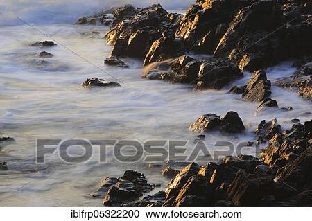 Stock Image - Coast near Bamburgh, Great Britain. Fotosearch