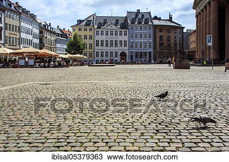 Cobblestone square, Old Town, Copenhagen, Denmark, Europe View Large Photo Image Stock Image - Cobblestone square, Old Town, Copenhagen, Denmark, Europe. Fotosearch