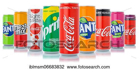 Coca Cola Coca-Cola products Fanta Sprite lemonade drinks in beverage can exempted isolated, Germany, Europe View Large Photo Image Stock Image - Coca Cola Coca-Cola products Fanta Sprite lemonade drinks in beverage can exempted isolated, Germany, Europe. Fotosearch